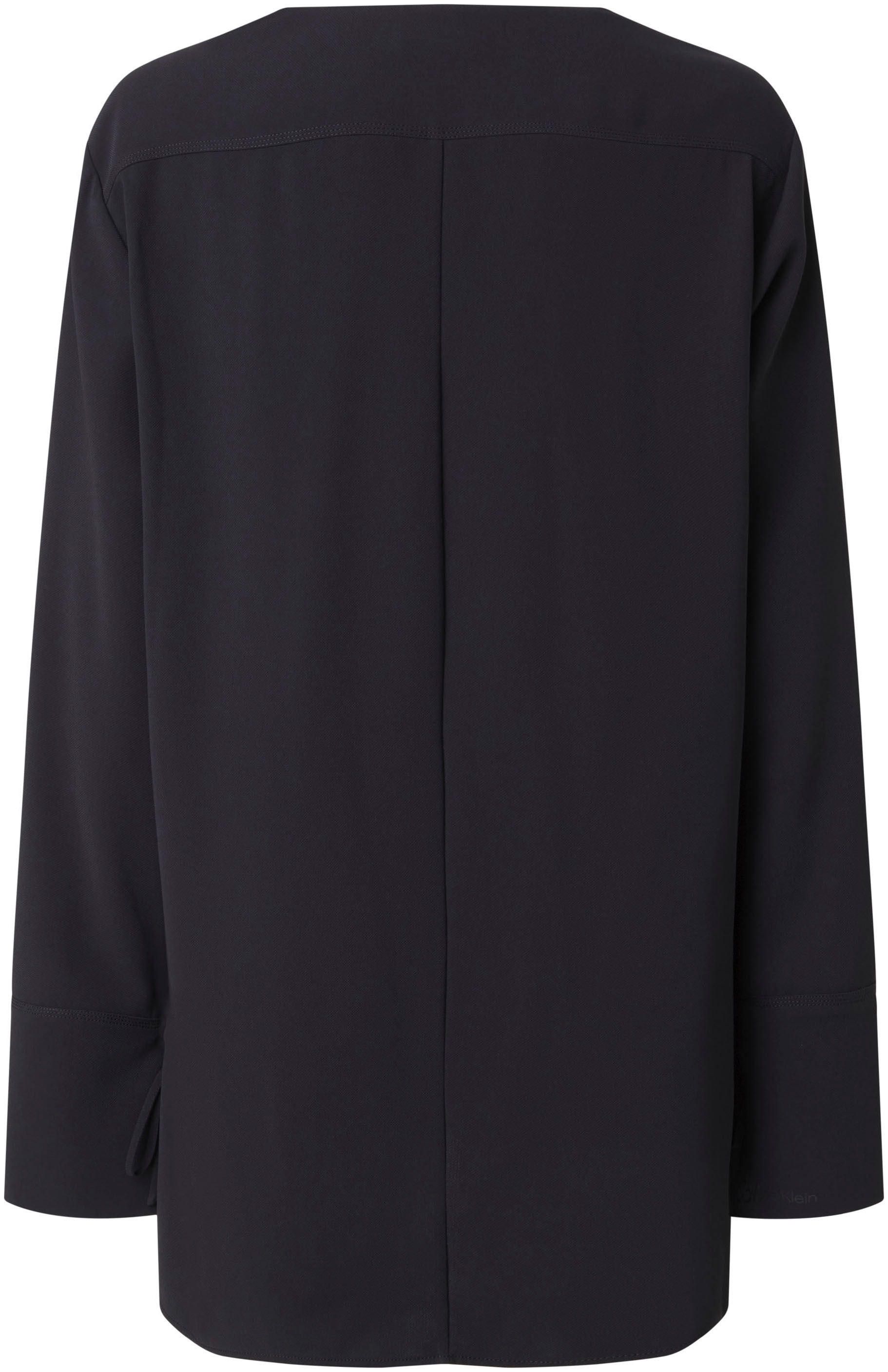 Calvin Klein Langarmbluse "STRUCTURE TWILL LS TUNIC TOP" günstig online kaufen