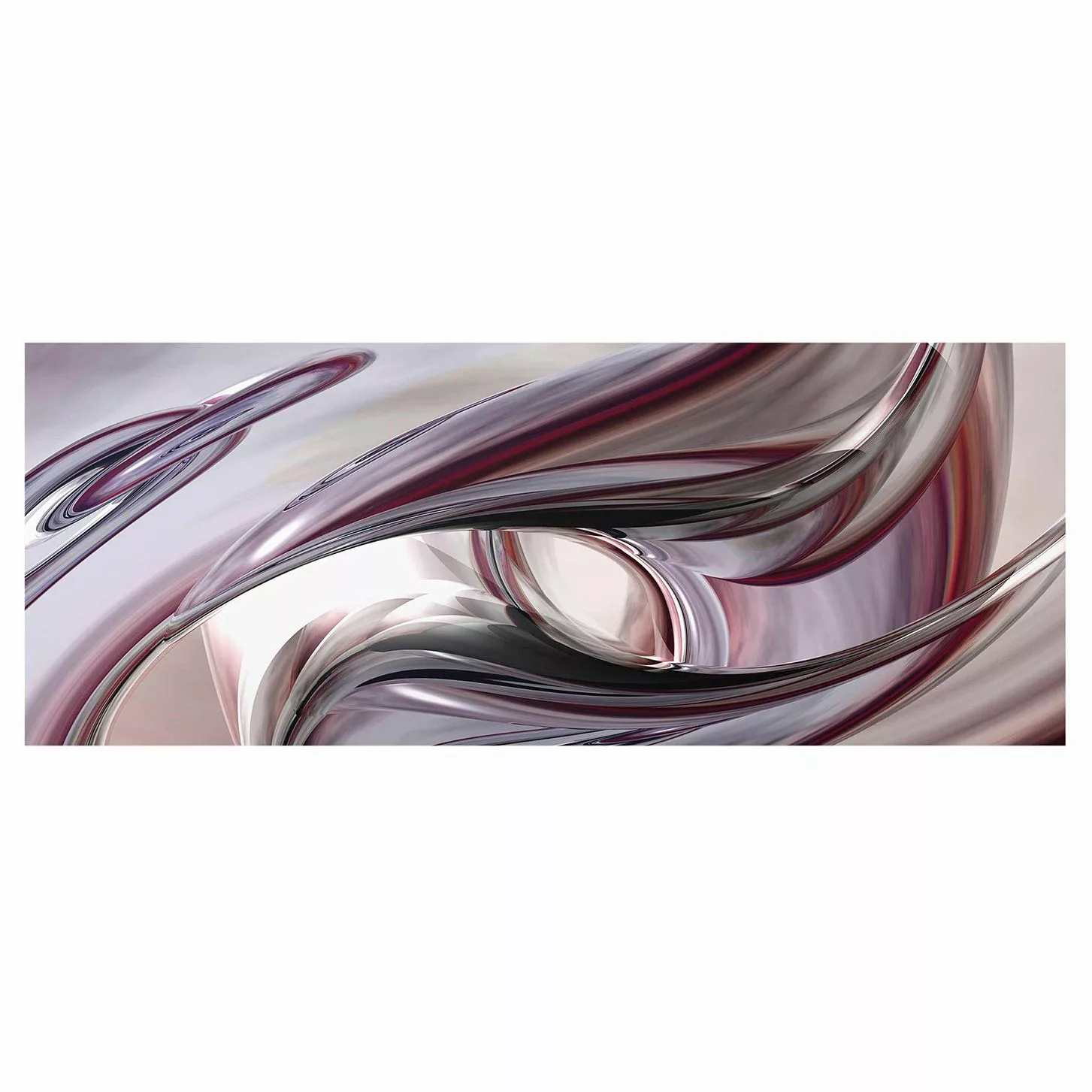 Glasbild Abstrakt - Panorama Illusionary günstig online kaufen