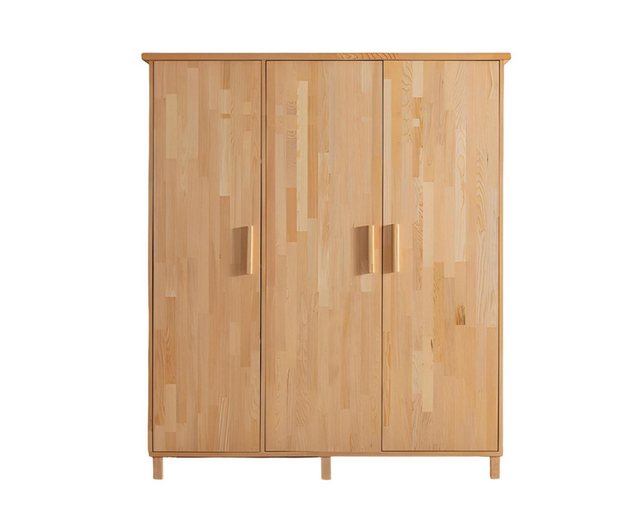 JVmoebel Kleiderschrank Beiger Schlafzimmer Edler Kleiderschrank Designer 3 günstig online kaufen