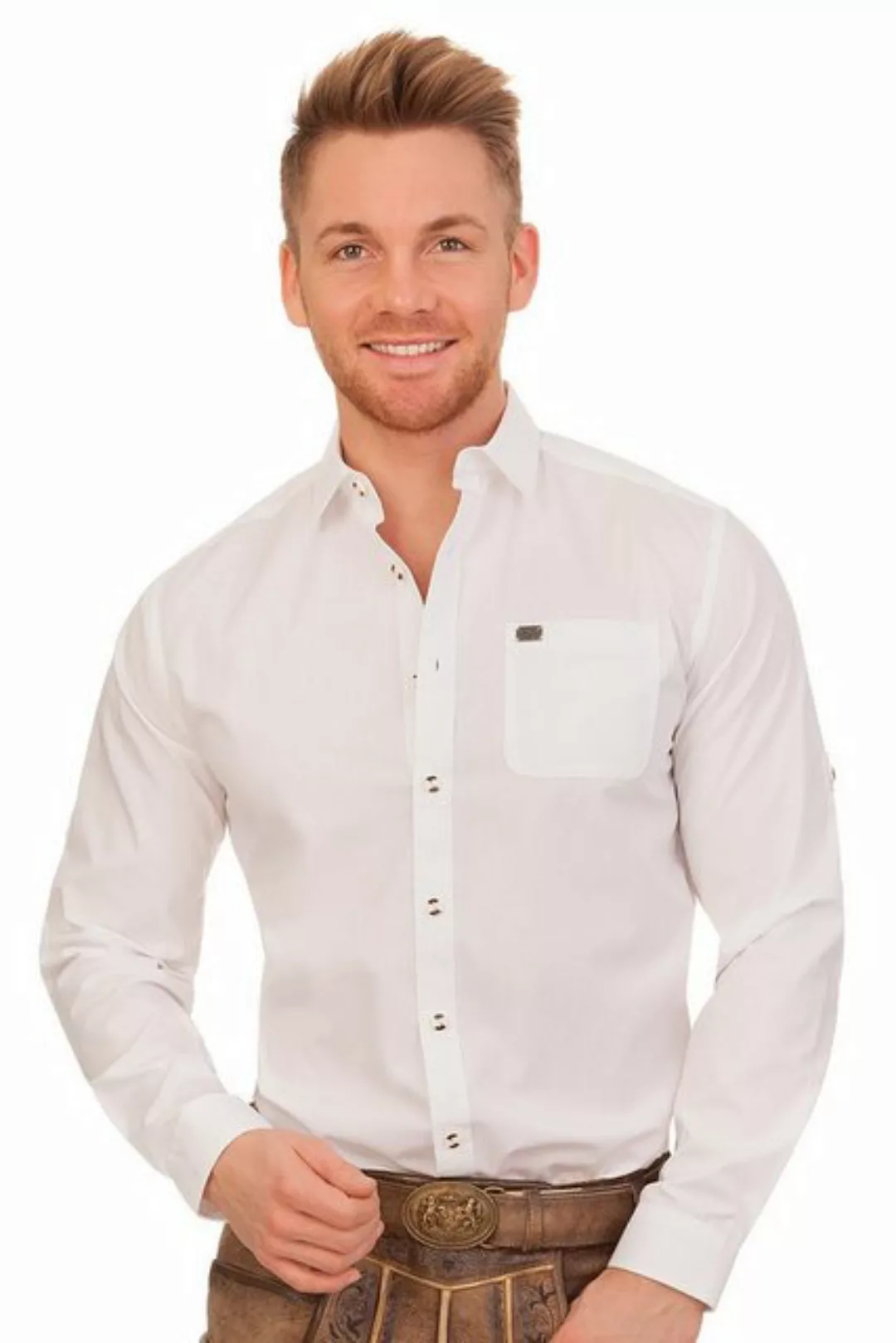 Spieth & Wensky Trachtenhemd Trachtenhemd - KALMUS - weiß günstig online kaufen