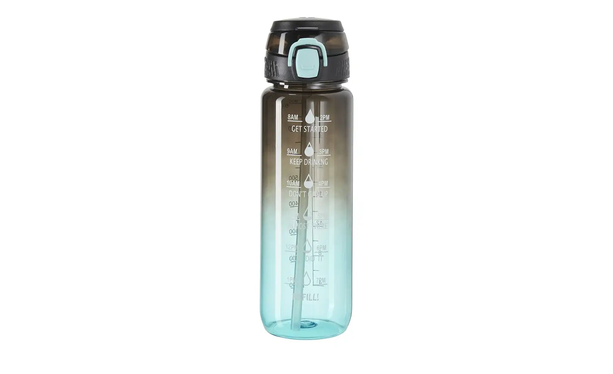 KHG Trinkflasche   ¦ schwarz ¦ Kunststoff ¦ Maße (cm): B: 7 H: 7 T: 25.0 Gl günstig online kaufen