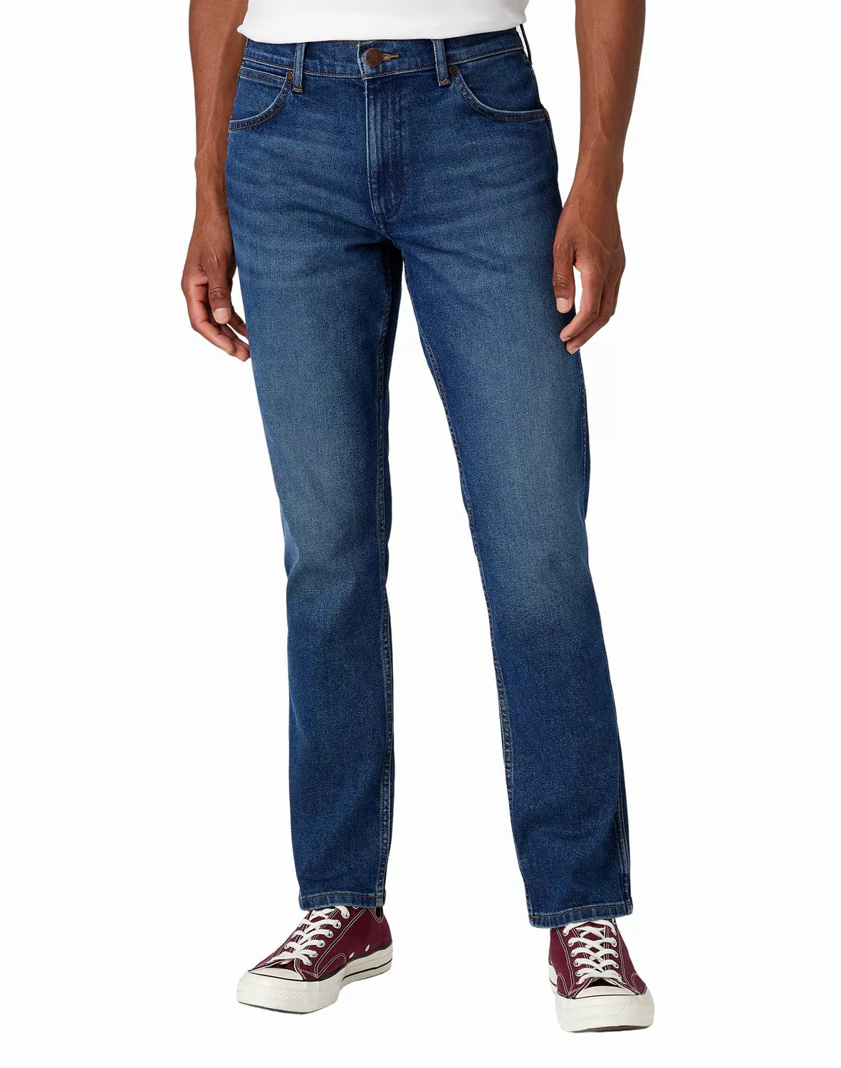 Wrangler Herren Jeans GREENSBORO - Regular Fit - Blau - Blue Arcade günstig online kaufen