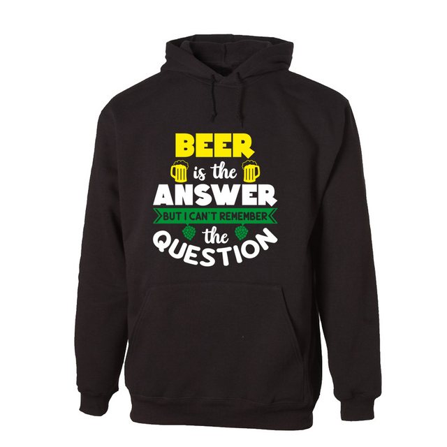 G-graphics Hoodie Beer is the answer but I can´t remember the Question Unis günstig online kaufen