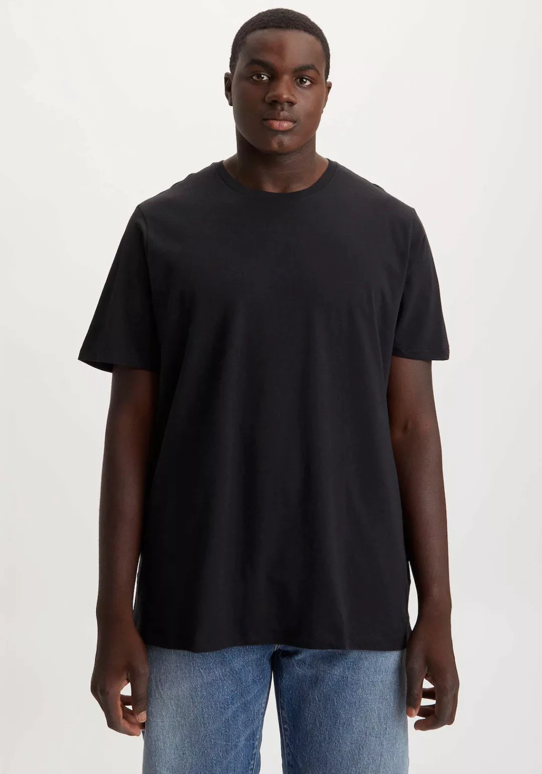 Levi's® Plus Rundhalsshirt BIG 2 PACK TEE (Packung, 2er-Pack) unifarben günstig online kaufen