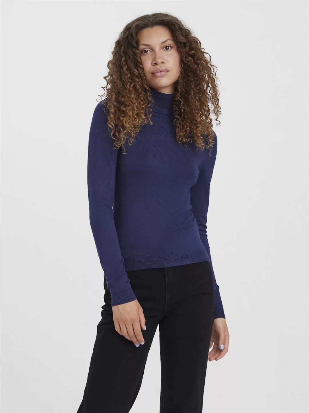 Vero Moda Rollkragenpullover "VMGLORY LS ROLLNECK BLOUSE GA NOOS" günstig online kaufen