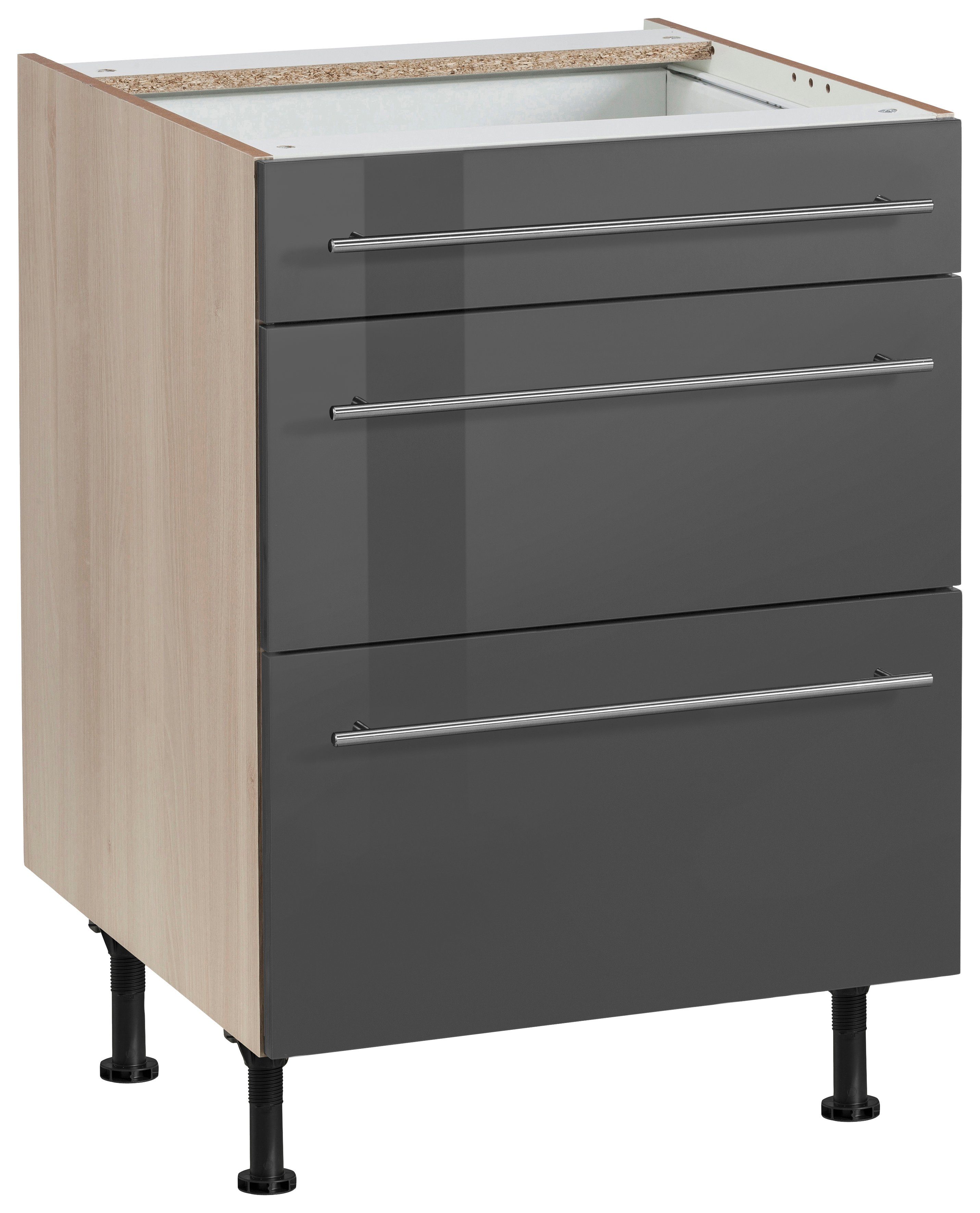 OPTIFIT Unterschrank "Bern", 60 cm breit, mit Schubkasten und 2 Auszügen,hö günstig online kaufen