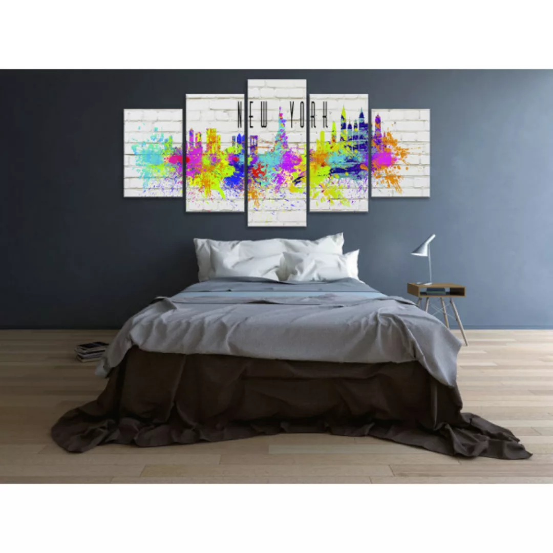 Wandbild Colorful New York XXL günstig online kaufen