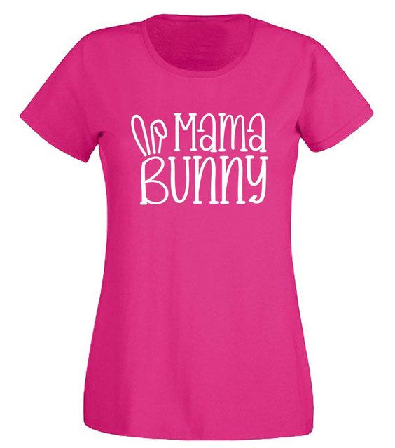 G-graphics T-Shirt Damen T-Shirt - Mama Bunny Slim-fit-Shirt, mit Frontprin günstig online kaufen