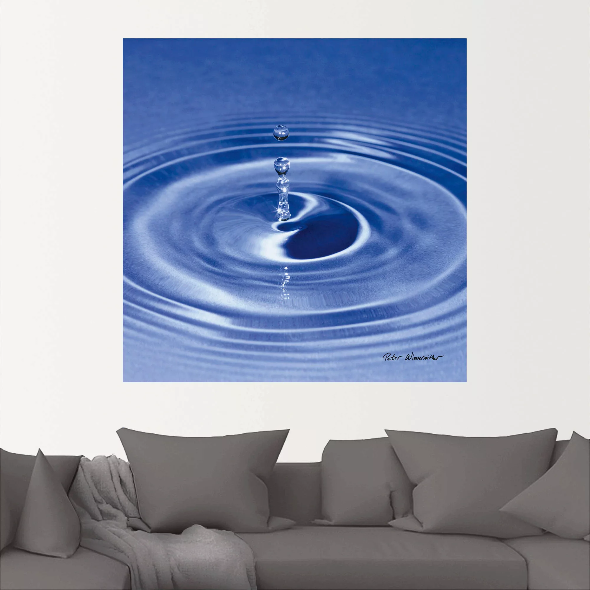 Artland Wandfolie »Wassertropfen«, Zen, (1 St.), selbstklebend günstig online kaufen