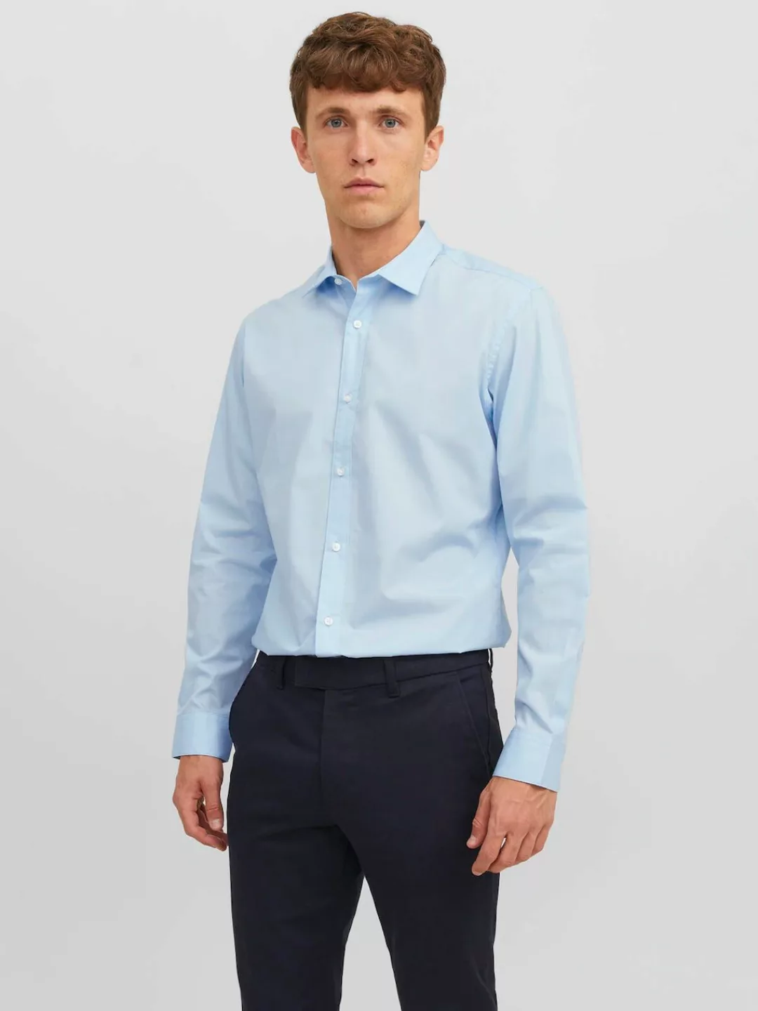 Jack & Jones Langarmhemd "JJJOE SHIRT LS PLAIN" günstig online kaufen