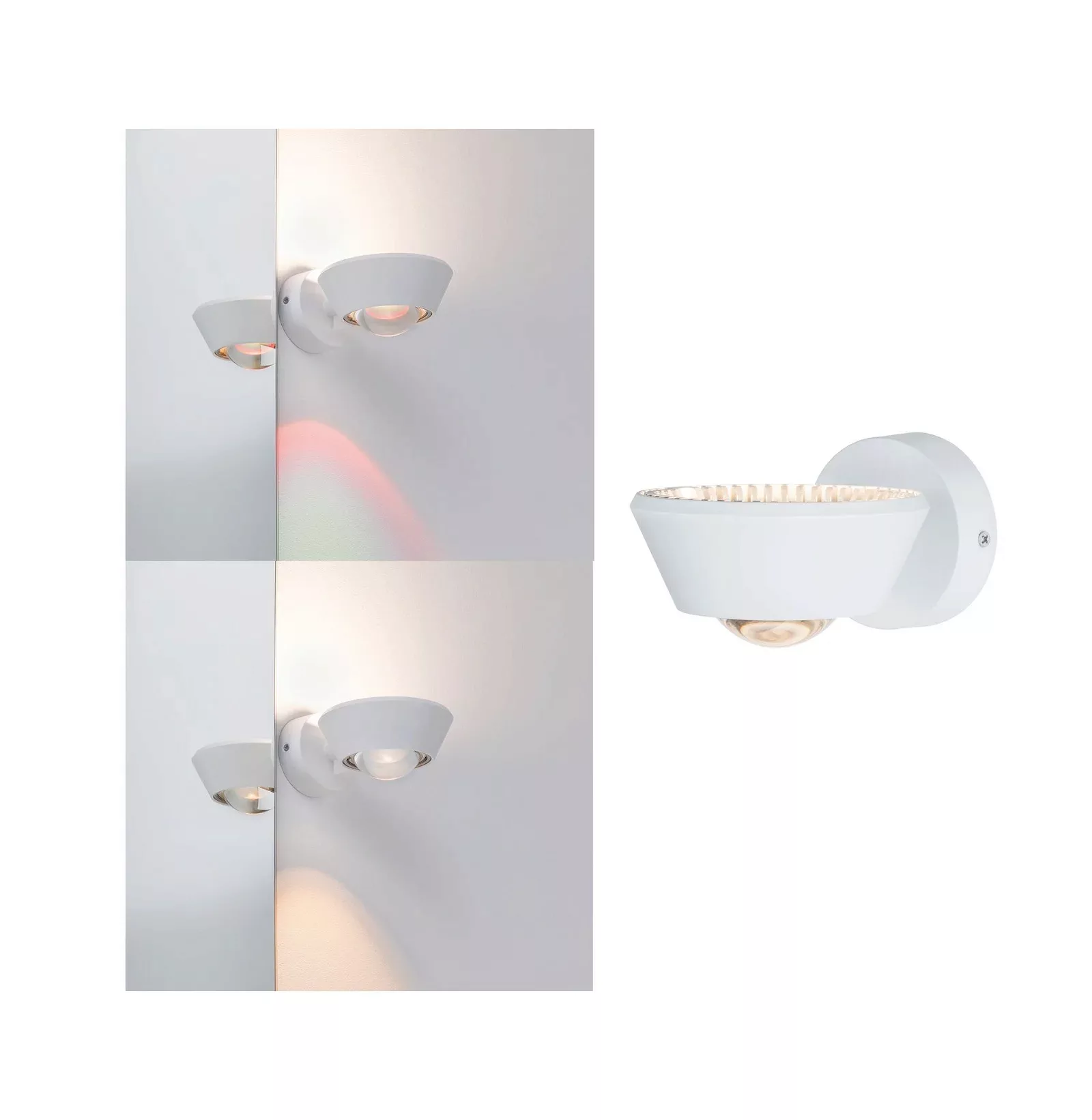 Paulmann LED Wandleuchte »Sabik«, 1 flammig-flammig, Sabik IP44 9 / 1x4W, L günstig online kaufen