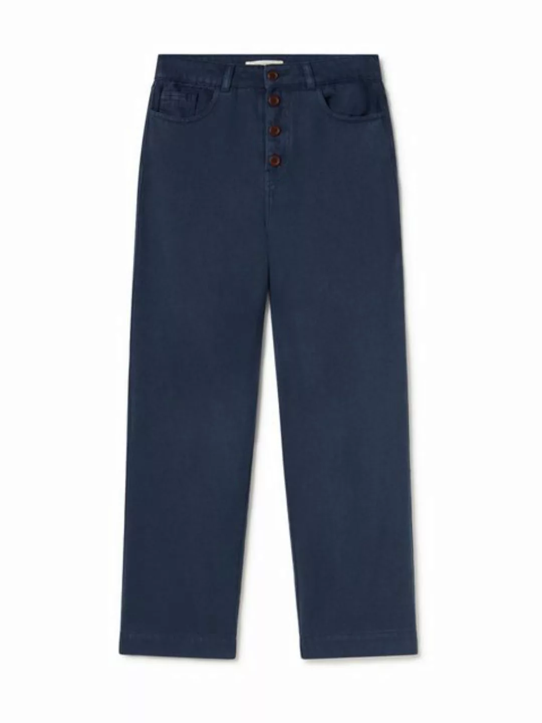 TWOTHIRDS Stoffhose Hisaka - Washed Navy extra atmungsaktiv günstig online kaufen