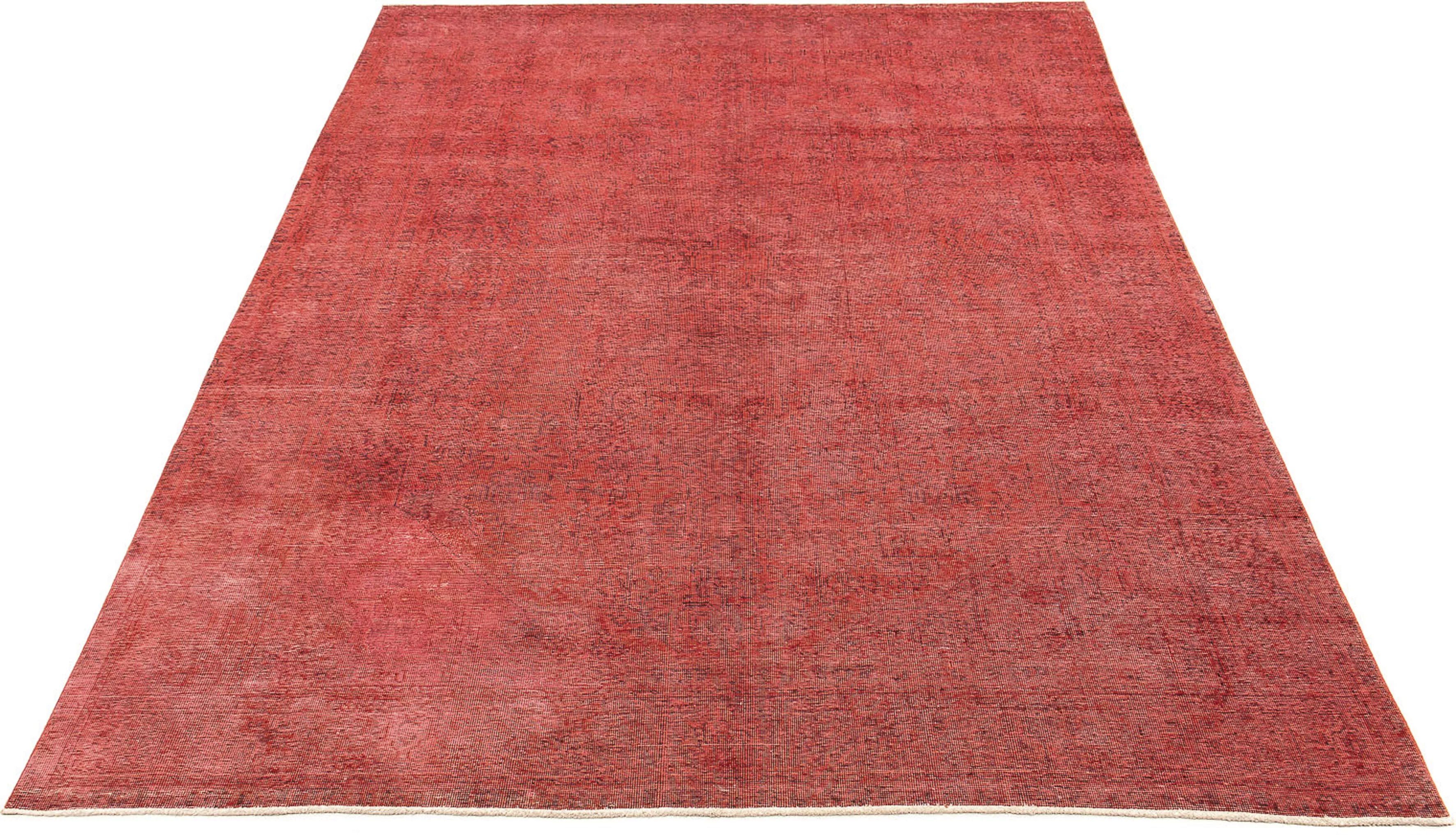 morgenland Teppich »Vintage - 370 x 288 cm - dunkelrot«, rechteckig, Wohnzi günstig online kaufen