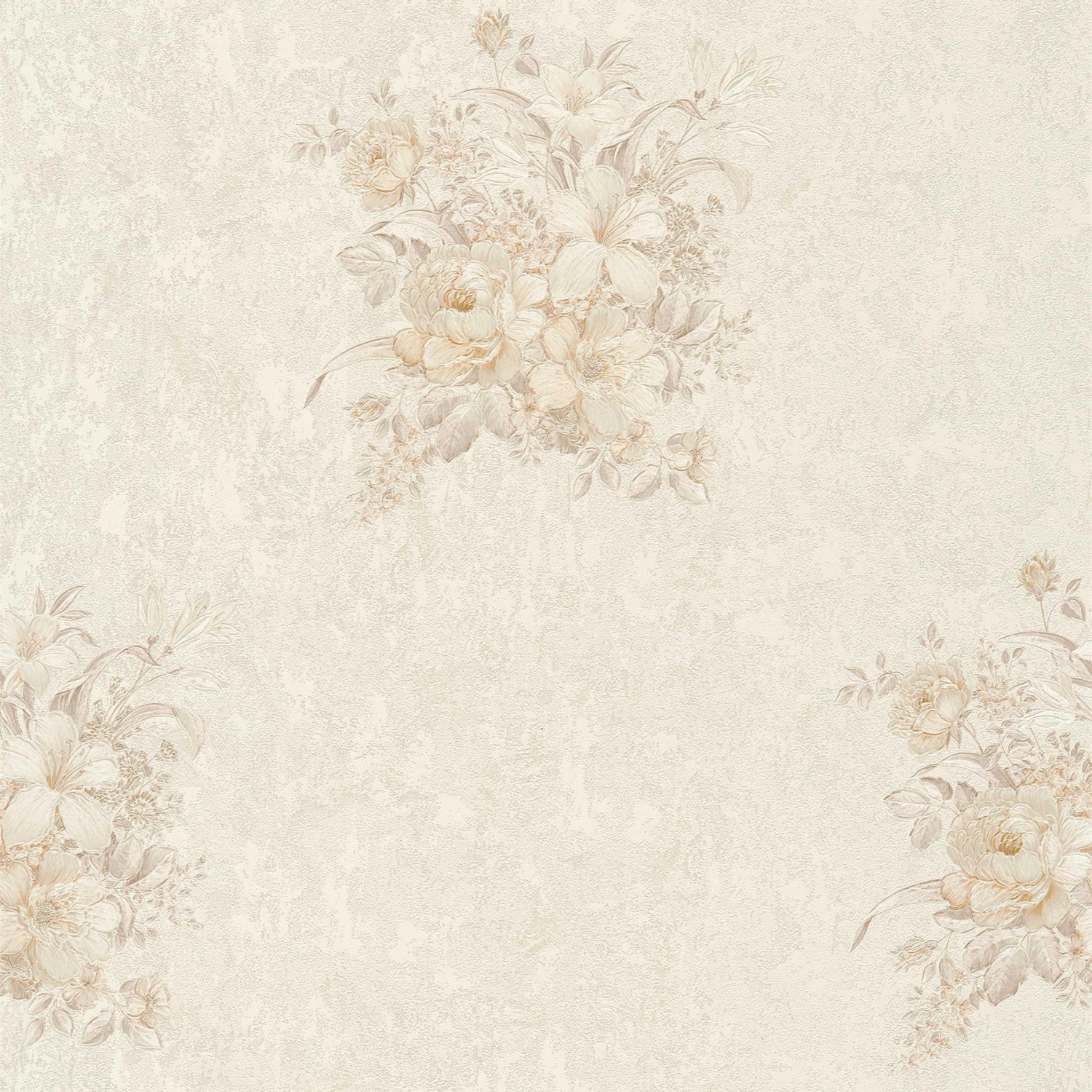 Tadessi Tapete Blumen Pino M1 No 2934 Vliestapete Beige Creme Floral Klassi günstig online kaufen