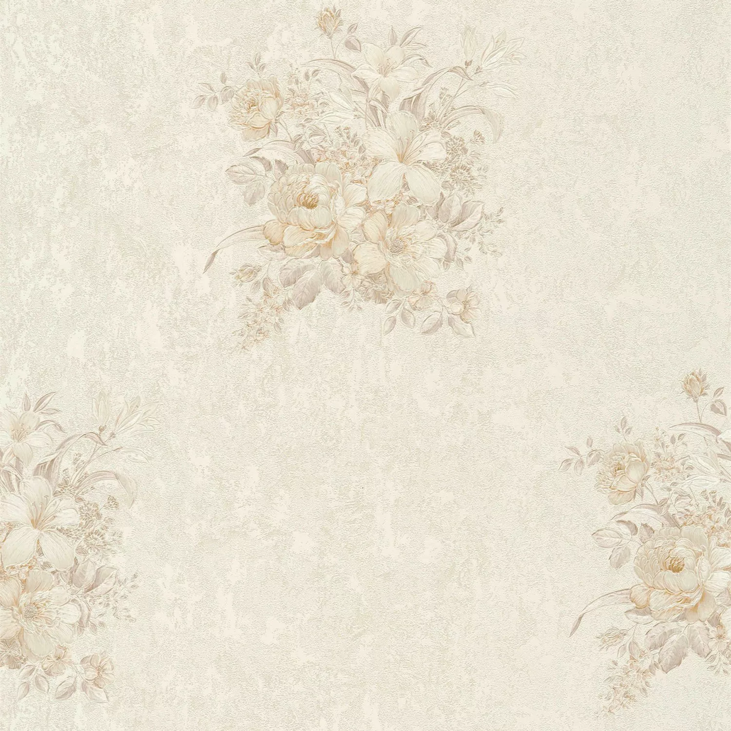 Tadessi Tapete Blumen Pino M1 No 2934 Vliestapete Beige Creme Floral Klassi günstig online kaufen