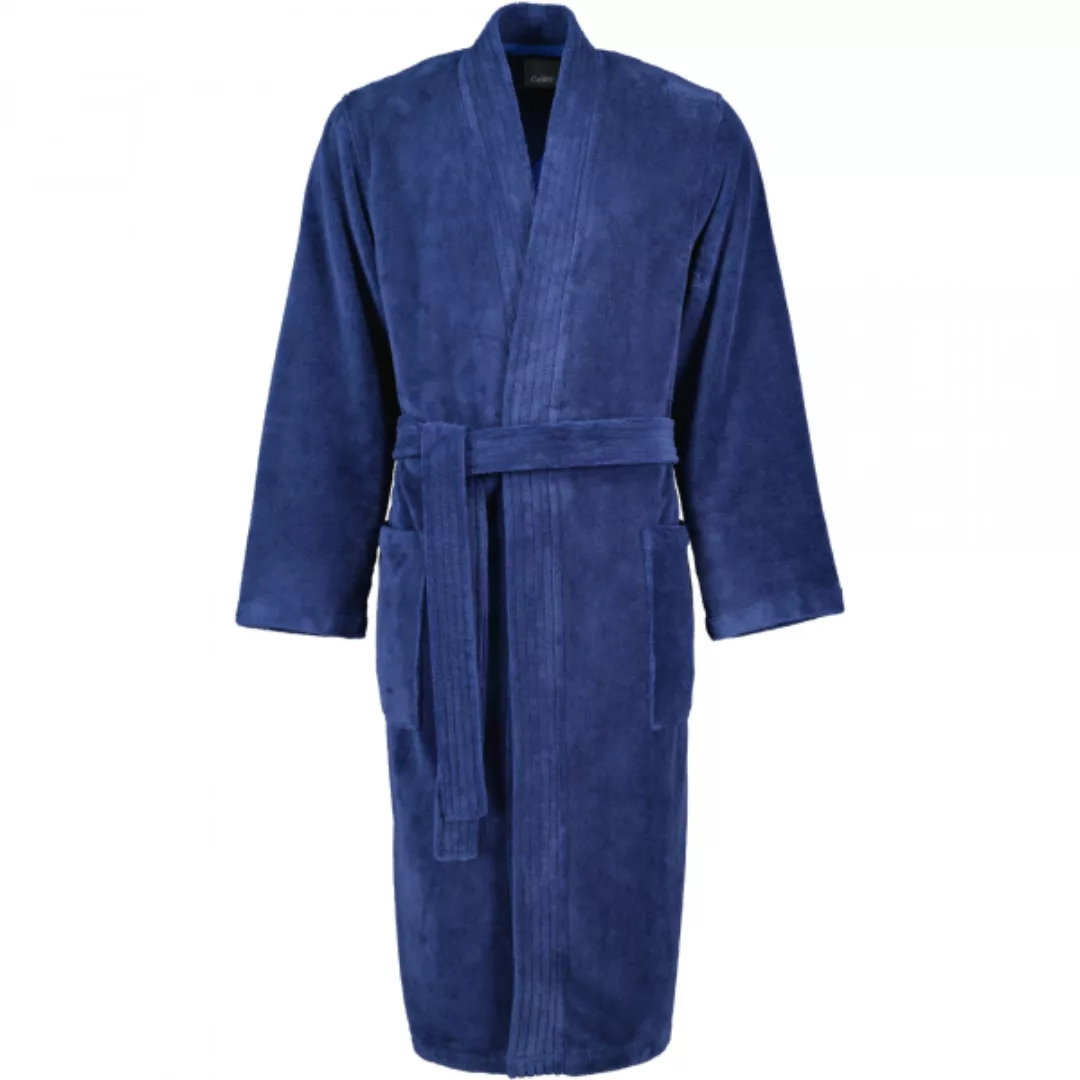Cawö Home Herren Bademantel Kimono 800 - Farbe: nachtblau - 11 - L günstig online kaufen