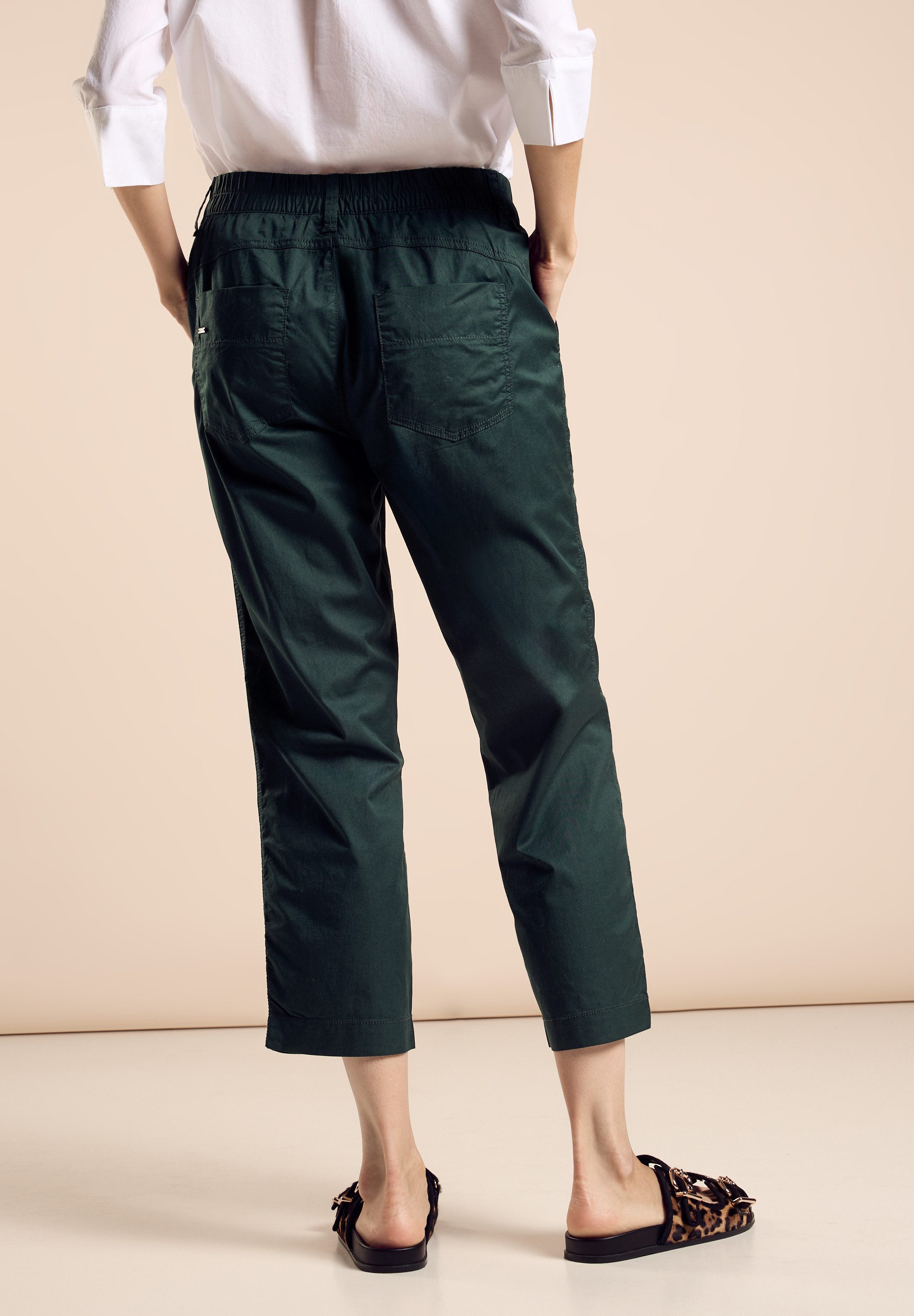 STREET ONE Stoffhose - verkürzte Damen günstig online kaufen