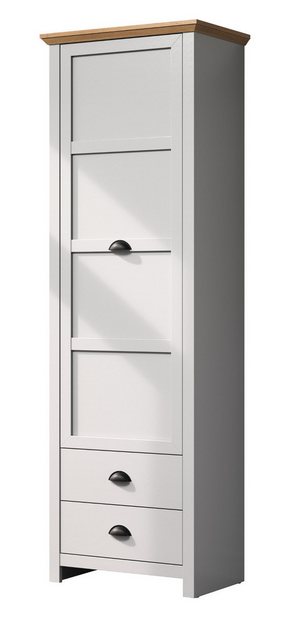 trendteam Garderobenschrank Landside (in hellgrau mit Artisan Eiche, 65 x 2 günstig online kaufen