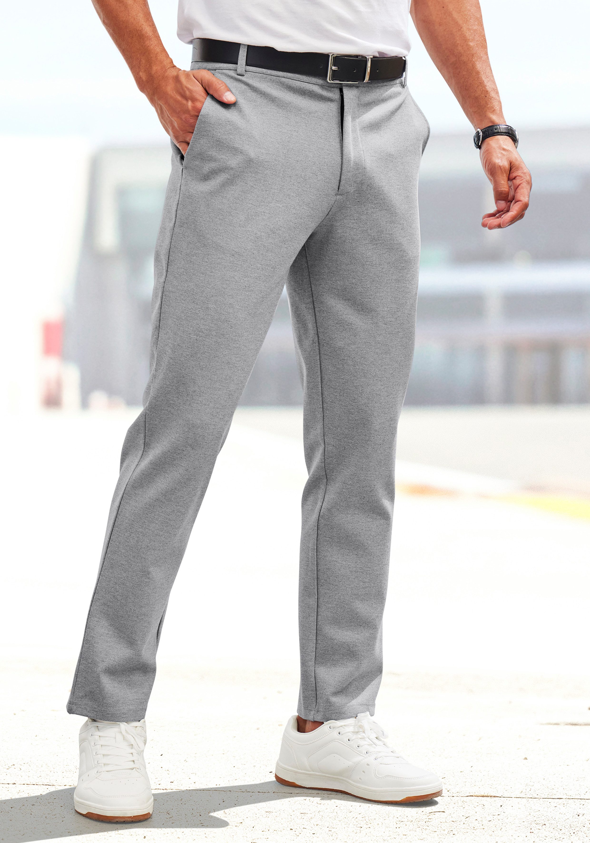 John Devin Stretch-Hose "regular-fit", bequeme Hose aus elastischer Qualitä günstig online kaufen