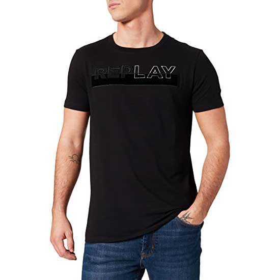 Replay M3468.000.22740p T-shirt S Black günstig online kaufen