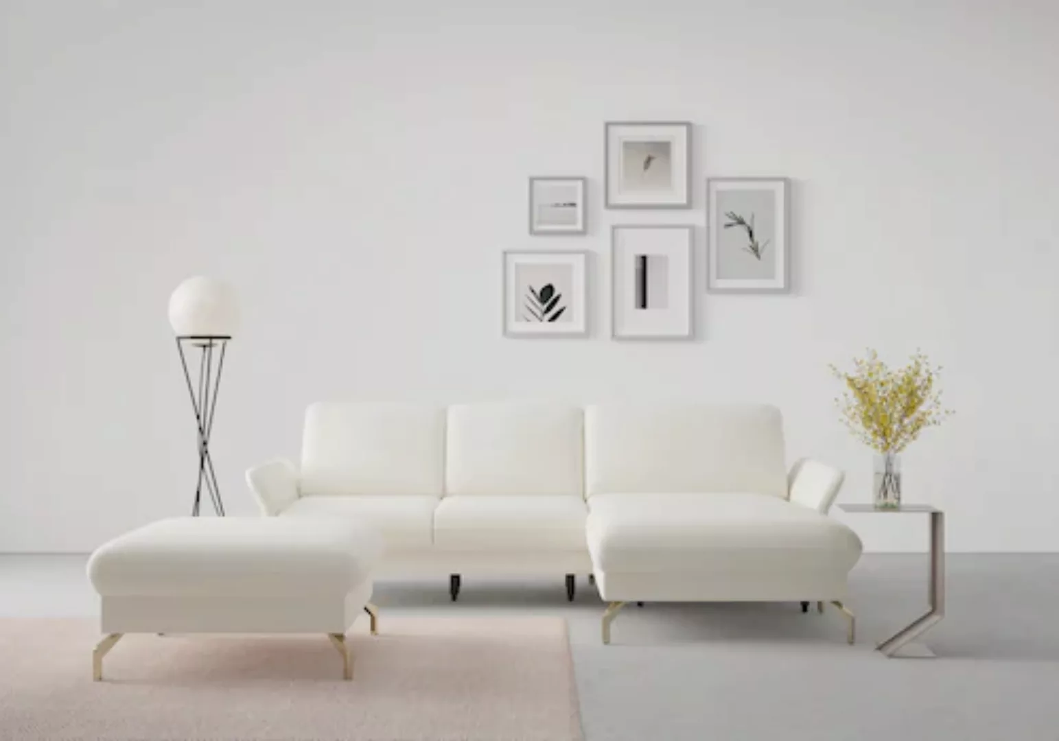sit&more Ecksofa »Fashion L-Form«, wahlweise mit Kopfteilverstellung, Vorzi günstig online kaufen