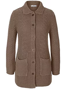 Long-Strickjacke Peter Hahn beige günstig online kaufen