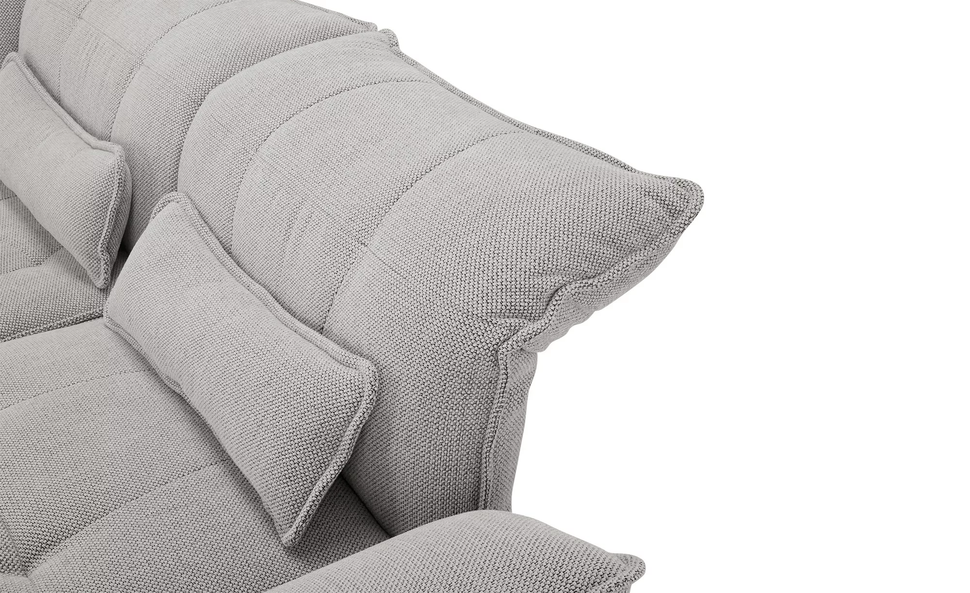 Ecksofa  Jeaneva ¦ grau ¦ Maße (cm): B: 275 H: 101 T: 320.0 Polstermöbel > günstig online kaufen