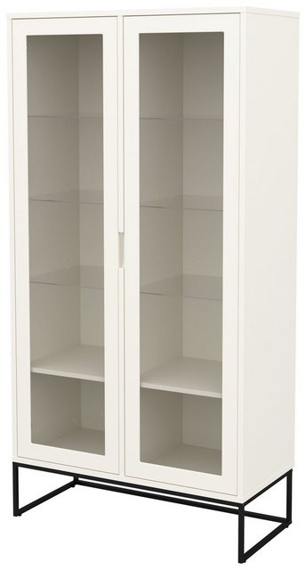 Tenzo Vitrine Tenzo Lipp Vitrine Spanplatte/Holzwerkstoff 90x43x178 cm (1) günstig online kaufen