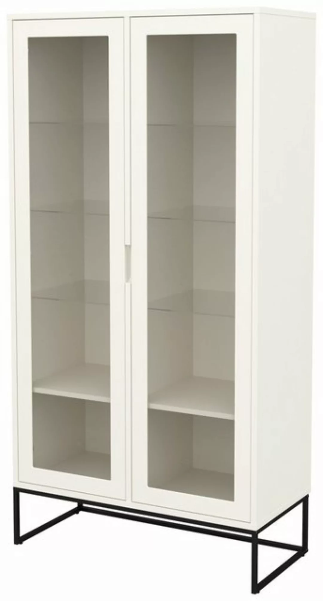 Tenzo Vitrine Tenzo Lipp Vitrine Spanplatte/Holzwerkstoff 90x43x178 cm (1) günstig online kaufen