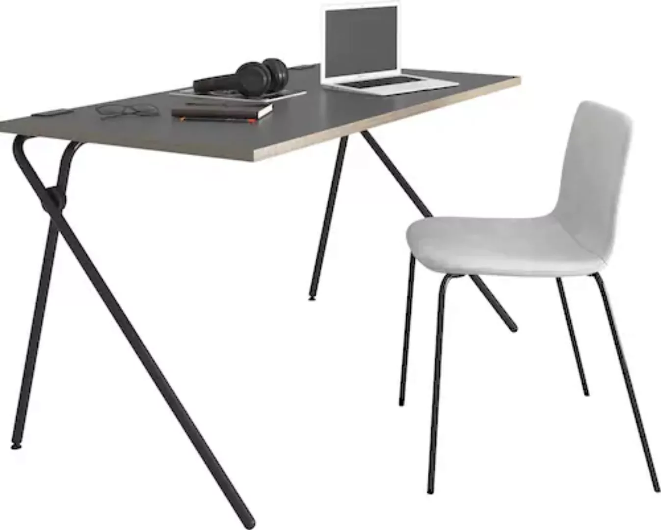 Müller SMALL LIVING Sekretär »PLATO Two«, schwarzes Gestell, Home Office mi günstig online kaufen