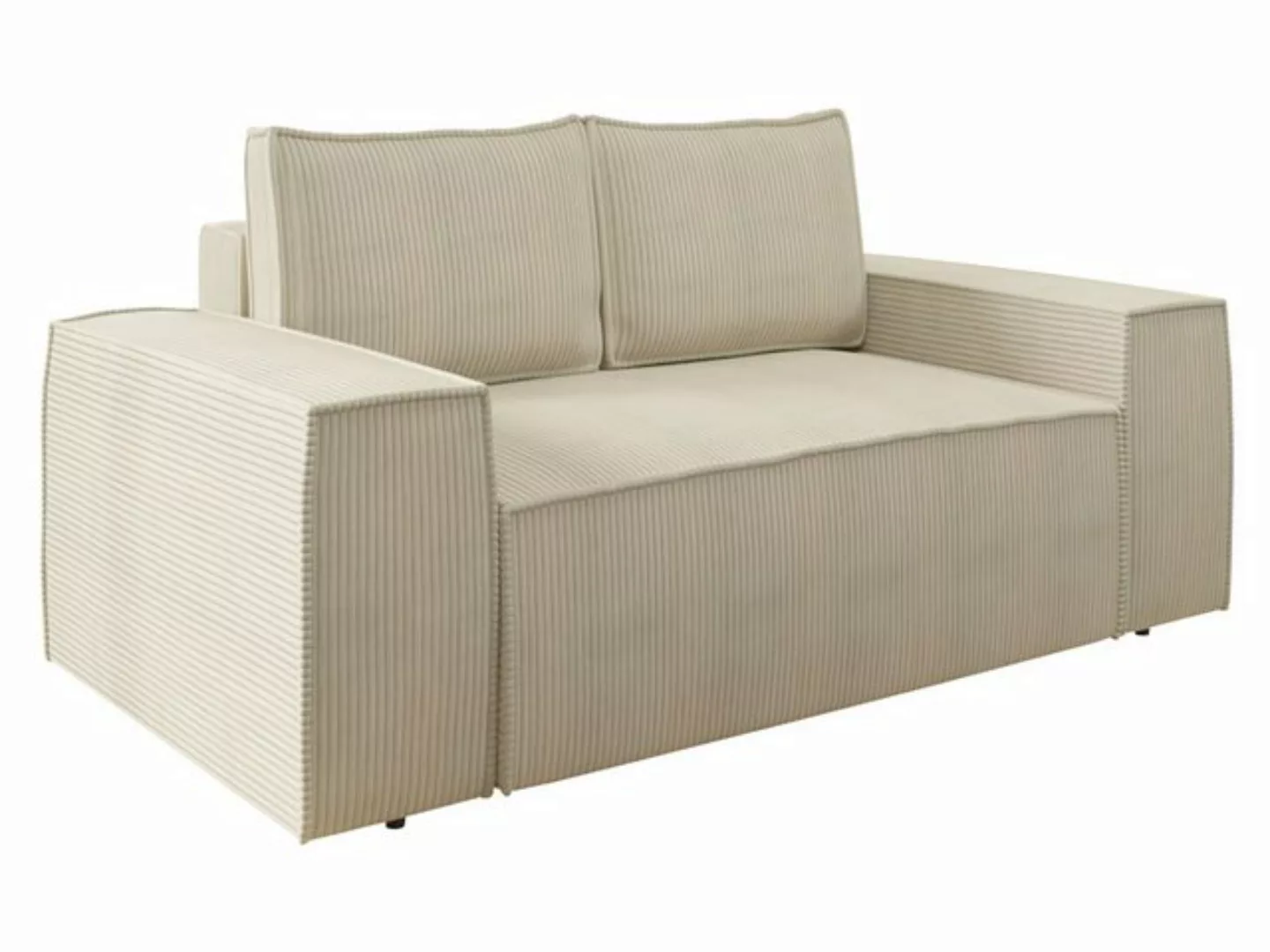 MIRJAN24 Schlafsofa Malaga Small Cord, mit Bettkasten und Schlaffunktion, R günstig online kaufen