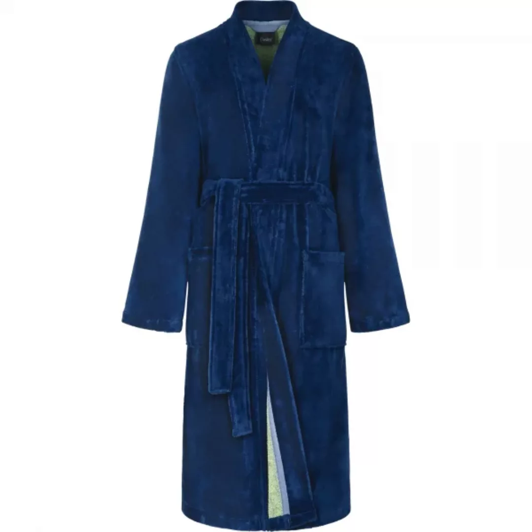 Cawö Home Bademäntel Damen Kimono Kimono 844 - Farbe: blau-grün - 14 - S günstig online kaufen