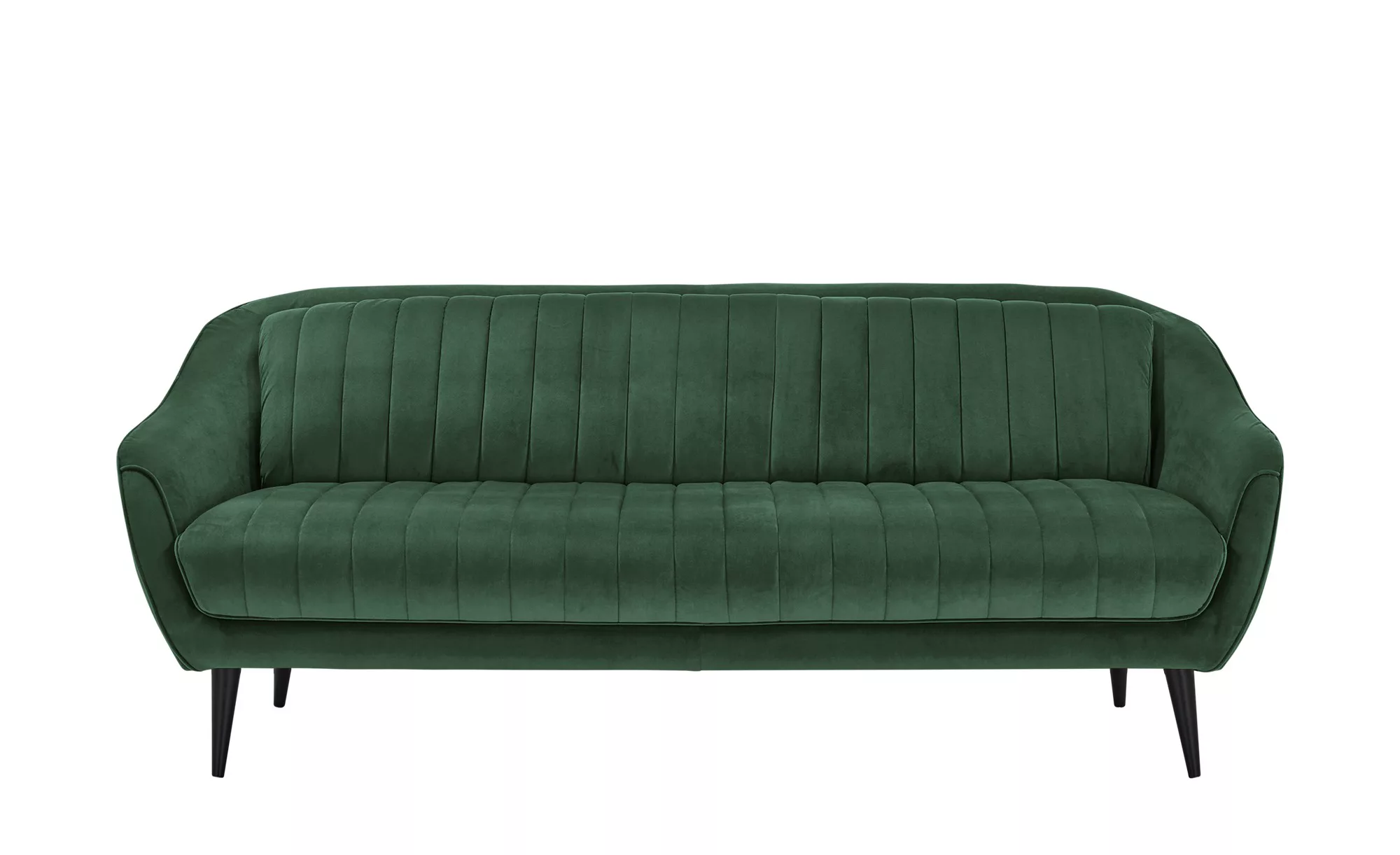 Sofa - grün - 215 cm - 83 cm - 90 cm - Polstermöbel > Sofas > 3-Sitzer - Mö günstig online kaufen