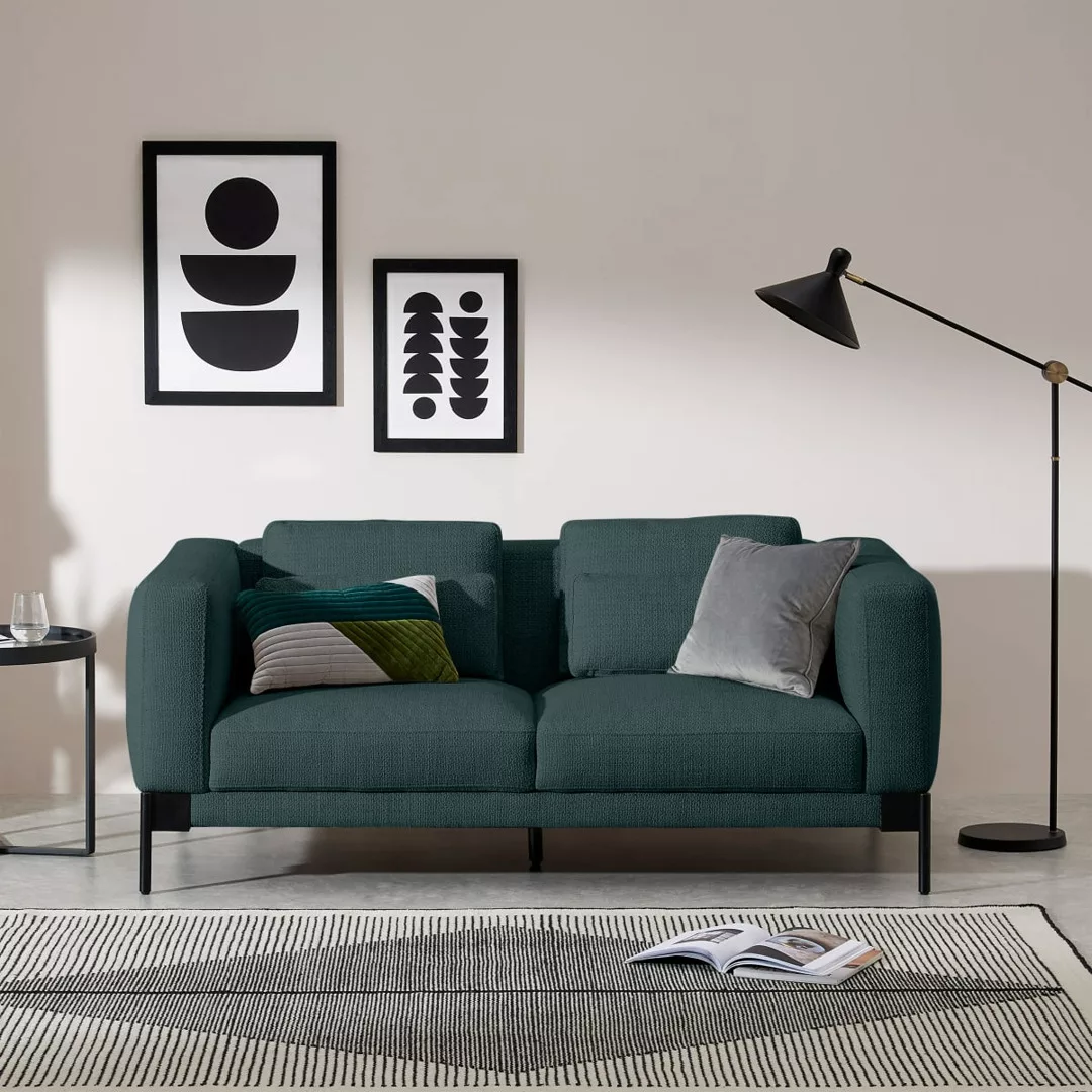 Daxton 2-Sitzer Sofa, Wacholderblau - MADE.com günstig online kaufen