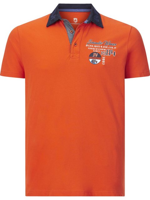 Jan Vanderstorm Poloshirt KODEWIN mit maritimen Brustprint günstig online kaufen