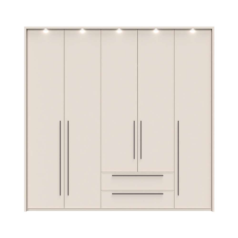 Places of Style Drehtürenschrank "Opera mit oder ohne Kranz inkl. LED-Bel., günstig online kaufen