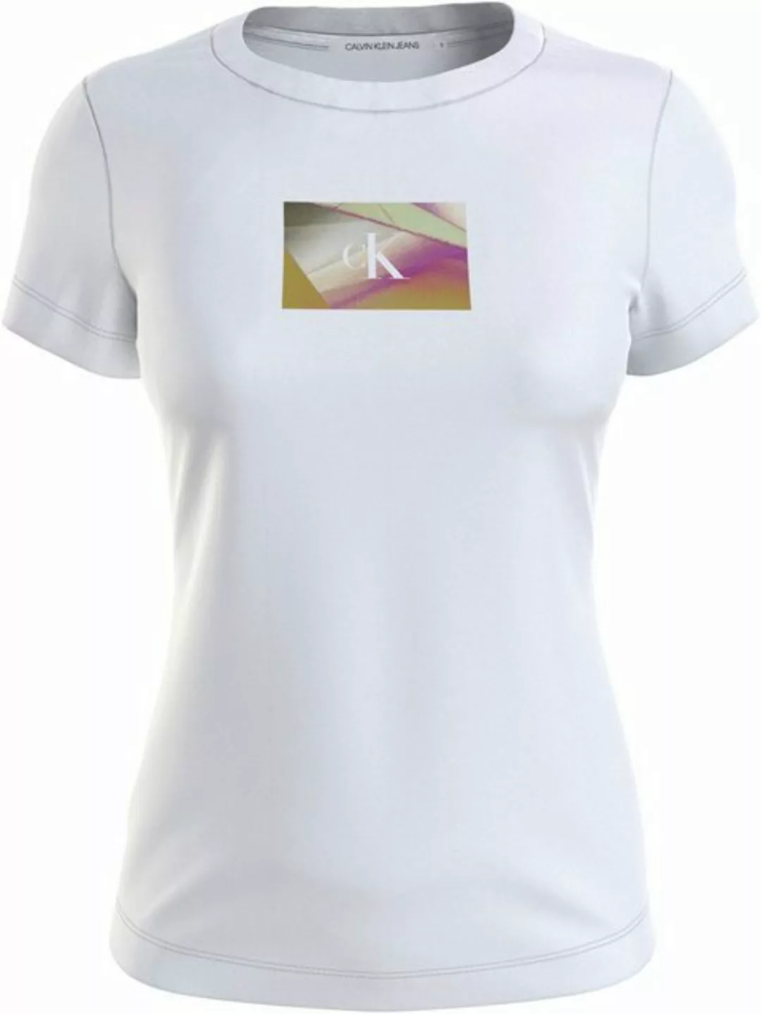 Calvin Klein Jeans T-Shirt ILLUMINATED BOX LOGO SLIM TEE günstig online kaufen