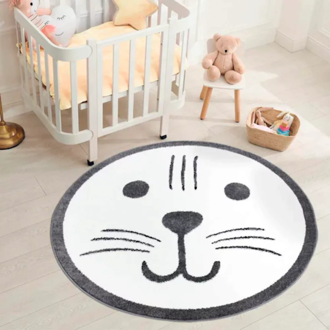 Carpet City Kinderteppich »ANIME918«, rund, Kinderzimmer Teppich Modern mit günstig online kaufen