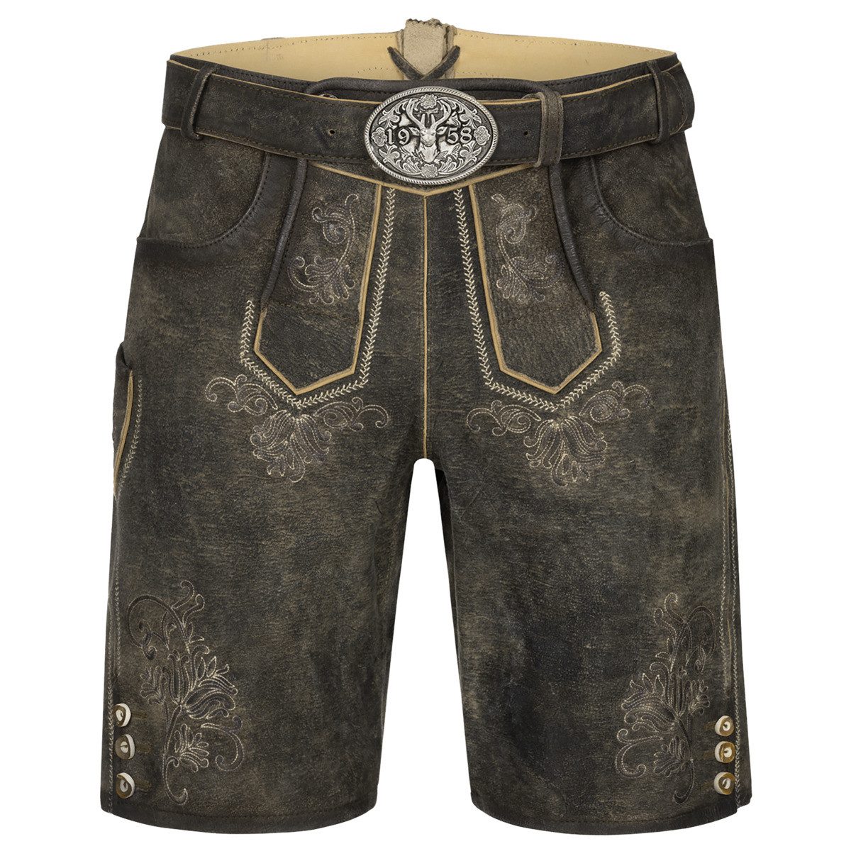Krüger Trachtenlederhose Arijus Herren (1-tlg) günstig online kaufen