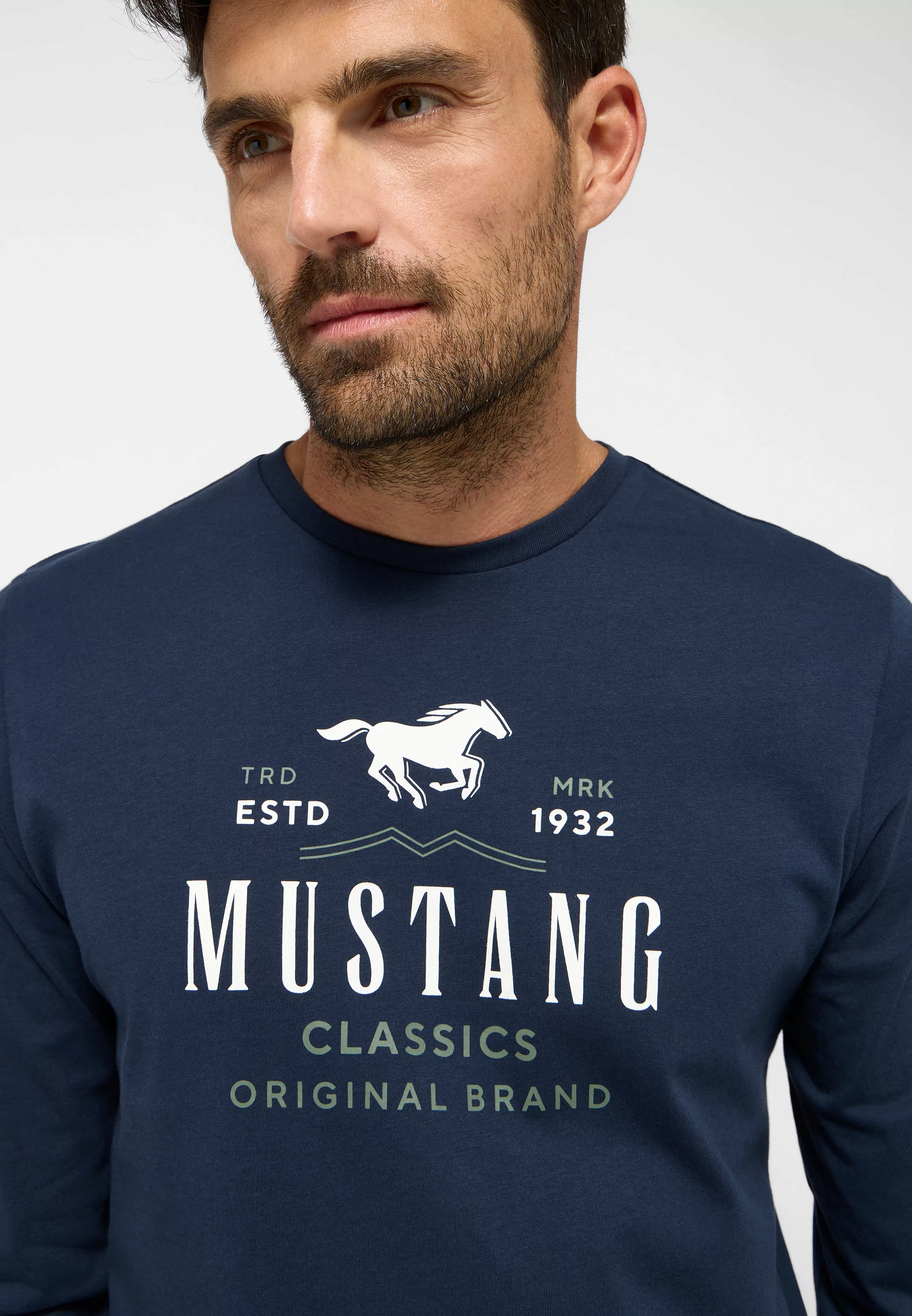 MUSTANG Langarmshirt "Style Adrian" günstig online kaufen