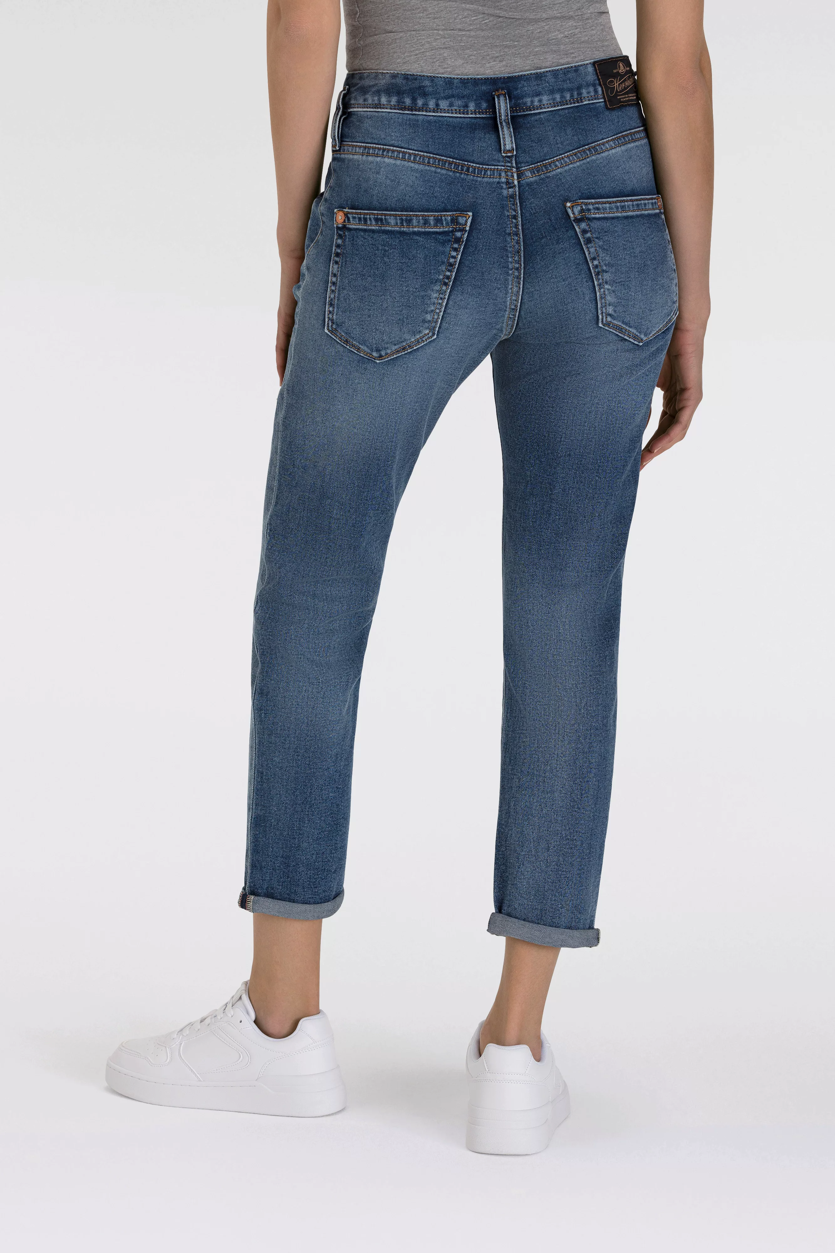 Herrlicher 7/8-Jeans "Shyra Cropped Denim Comfort", mit halb verdeckter Kno günstig online kaufen