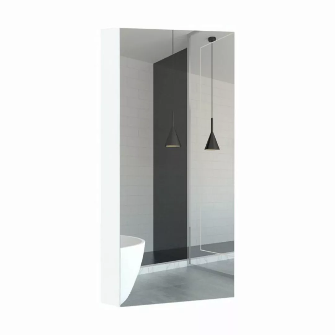 CLIPOP Badezimmerspiegelschrank Hängeschrank (1er Set) 29.5x23.5x60cm Ecksc günstig online kaufen