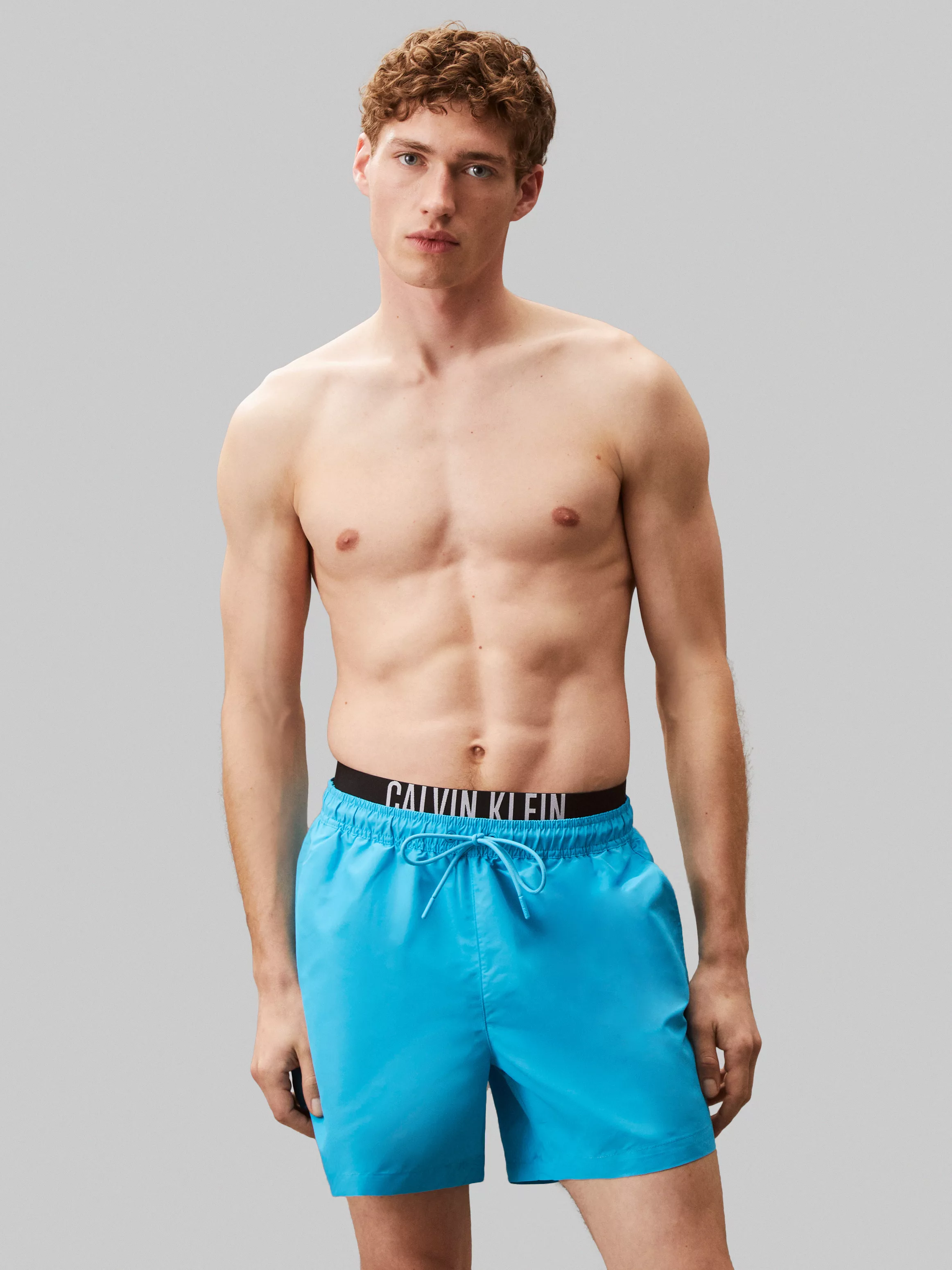 Calvin Klein Swimwear Badeshorts "MEDIUM DOUBLE WB", mit Logo günstig online kaufen