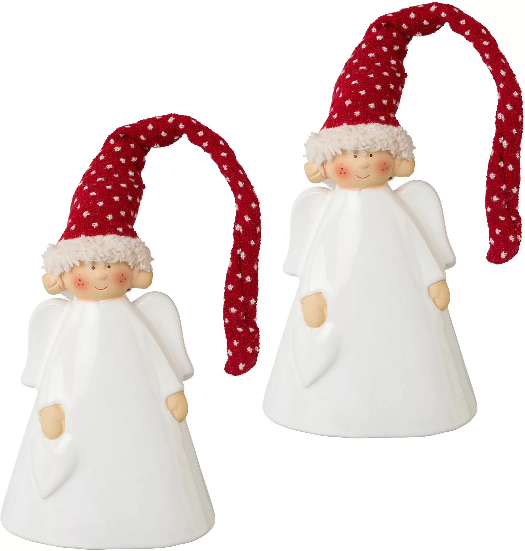 Creativ home Engelfigur "Weihnachtsdeko", aus Keramik, Höhe ca. 21 cm günstig online kaufen