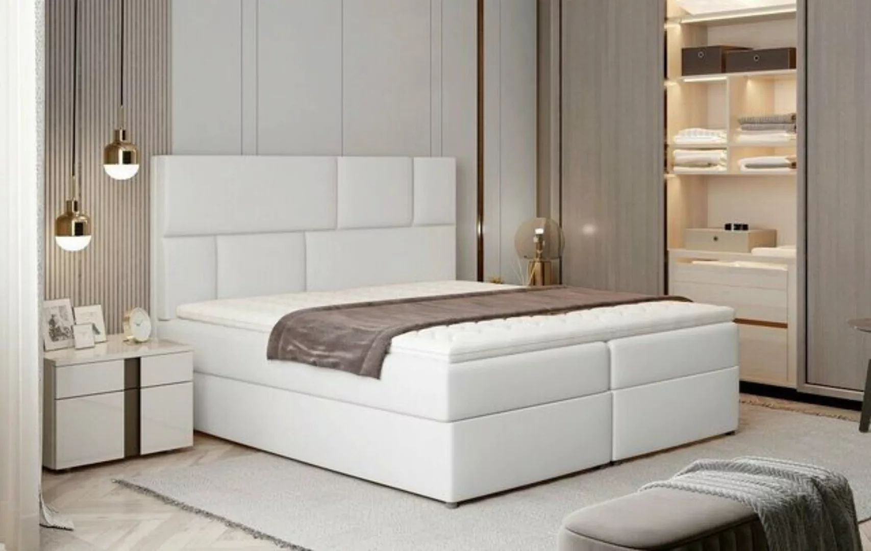 JVmoebel Bett, Luxus Designer Polsterbett Bett Betten Designerbett Boxsprin günstig online kaufen