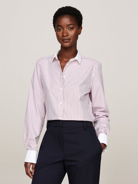 Tommy Hilfiger Hemdbluse STRIPE REGULAR SHIRT mit Streifendessin günstig online kaufen