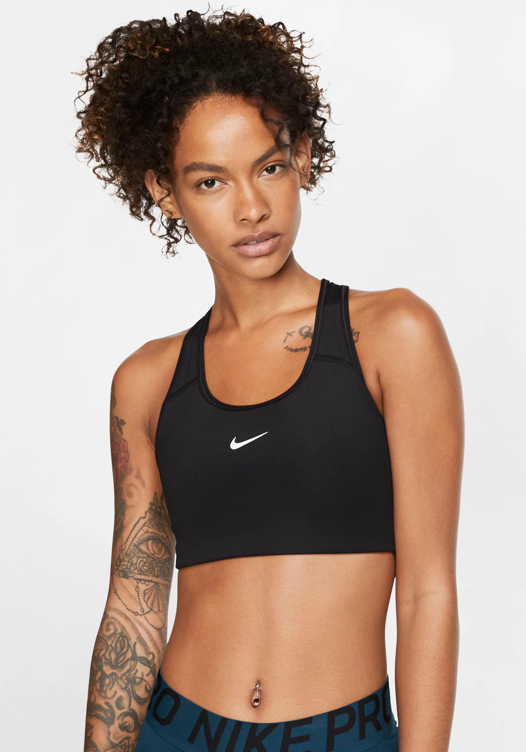 Nike Sport-BH "Dri-FIT Swoosh Womens Medium-Support 1-Piece Pad Sports Bra" günstig online kaufen