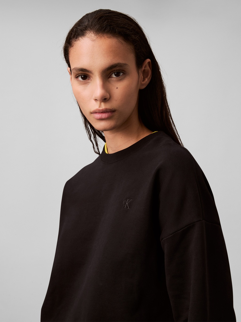 Calvin Klein Jeans Sweatshirt "LS ARCHIVE LOGO FRENCH TERRY RLX", Mit Rundh günstig online kaufen