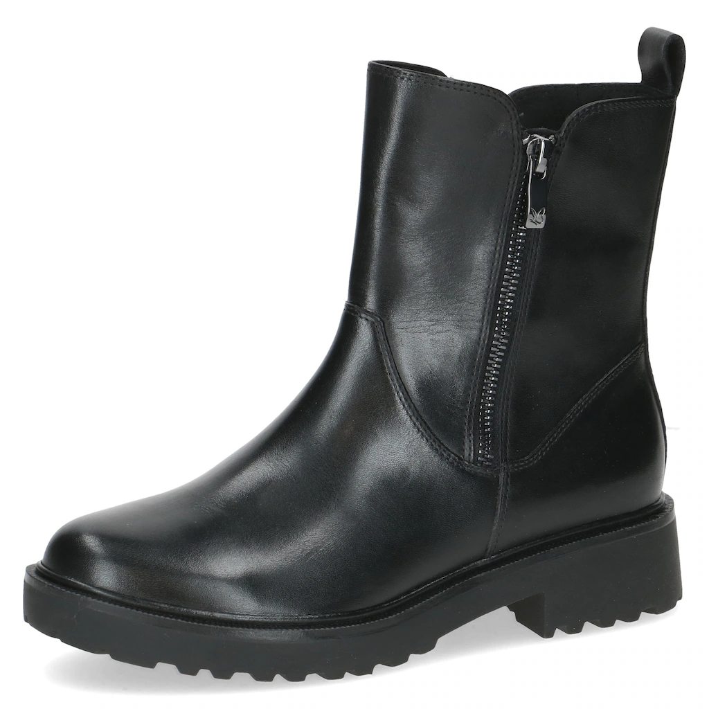 Caprice Chelseaboots, Blockabsatz, Stiefelette mit Zierreißverschluss außen günstig online kaufen
