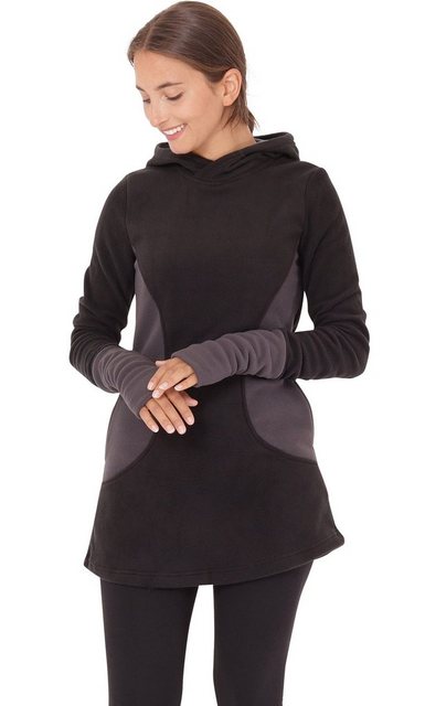 PUREWONDER Kapuzenpullover Fleece Kleid und Pullover dr12 mit Kapuze und Ta günstig online kaufen